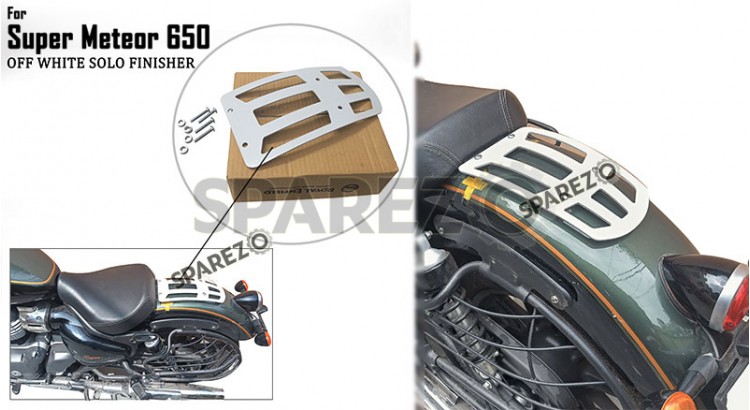 Royal Enfield Super Meteor 650 Solo Finisher Off White - SPAREZO